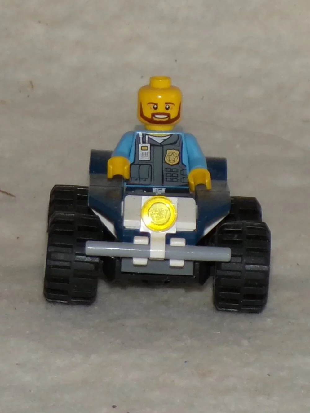 Lego city police ATV vehicle with minifig